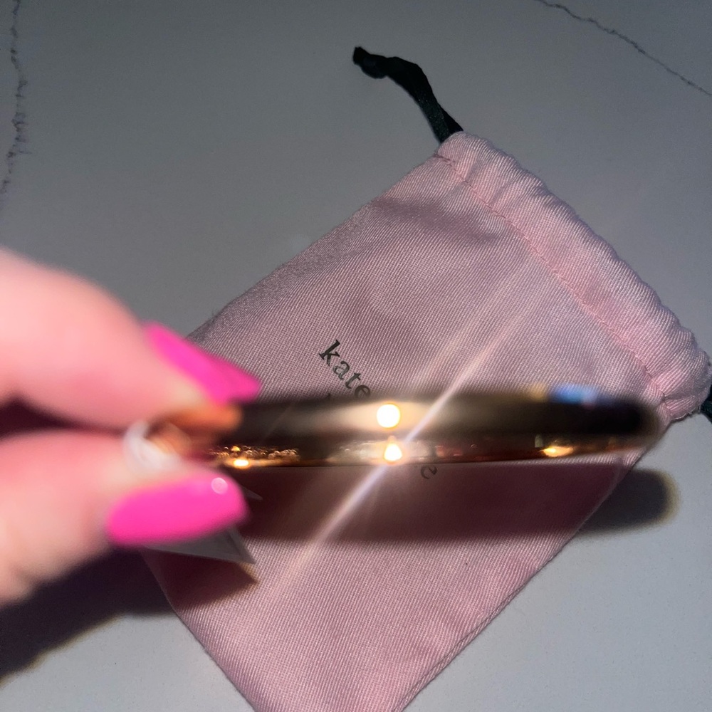 Rose gold bangle